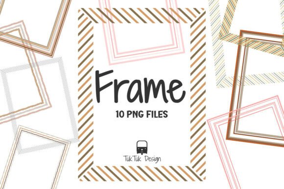Download Colorful Rectangle Frame Border PNG Set - Colorful Collection