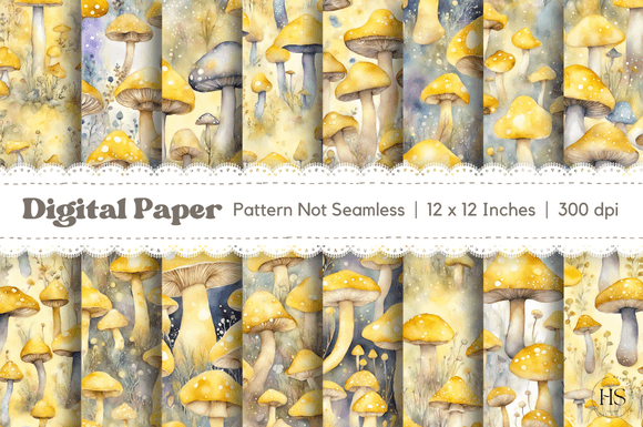 Download 16 Yellow Fantasy Mushroom Background - Fantasy mushroom Collection