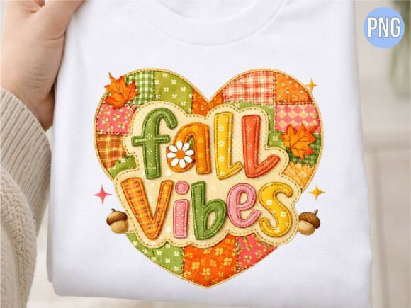 Download Fall Vibes Heart Colorful Autumn PNG - Colorful Collection