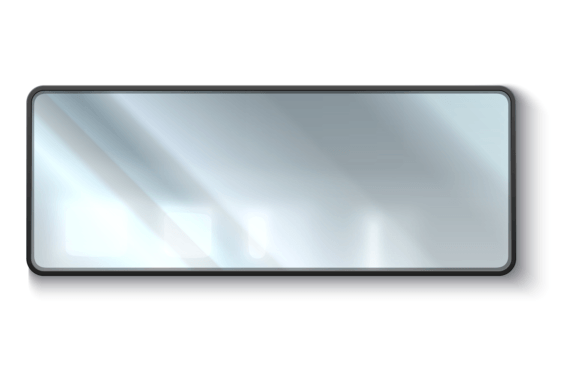 Download Realistic Mirror. 3D Reflective Surface - Reflective Collection
