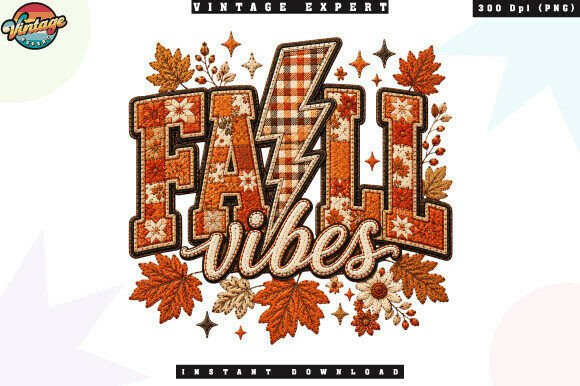 Download Cozy Autumn Leaves Fall Vibes PNG - Premium Bundle