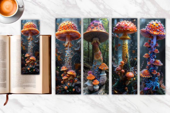 Download Fantasy Mushroom Bookmark - Fantasy mushroom Collection