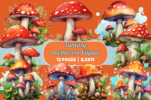 Download Fantasy Mushroom Clipart - Fantasy mushroom Collection